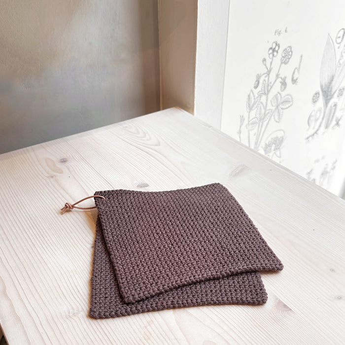 Pot holder, rust brown