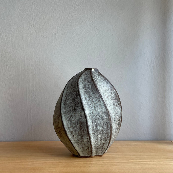 Small fluted vase