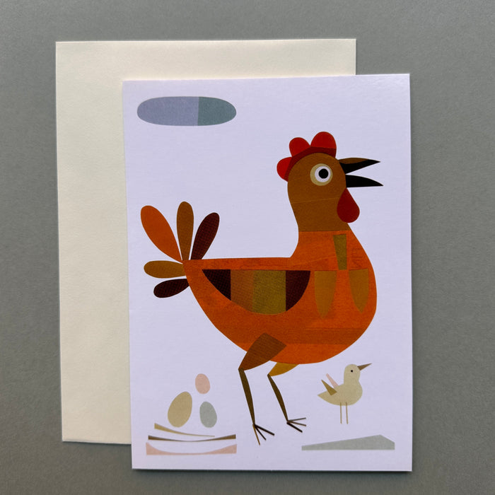 Card, "Rooster"