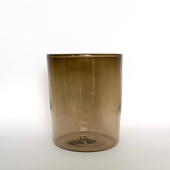 Vase, mouth-blown glass, wide