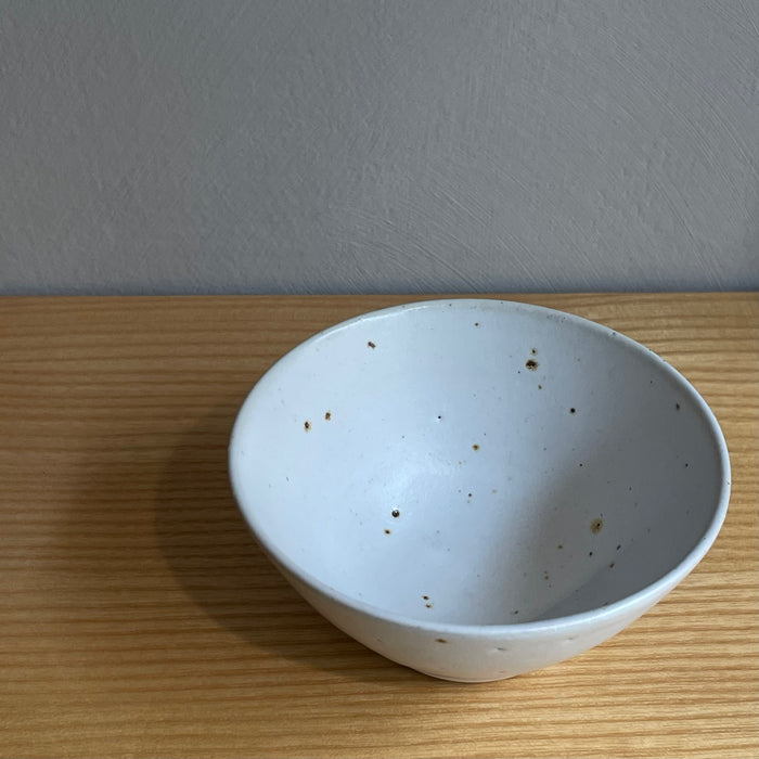 Small dark rust brown bowl