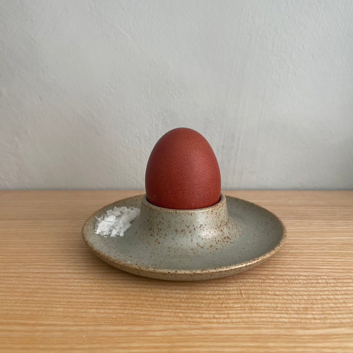 Egg cup, grey-blue