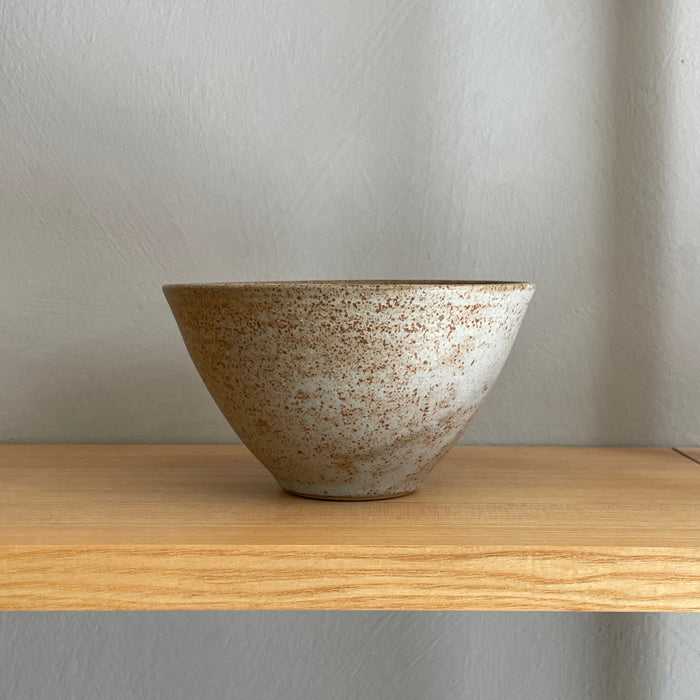Small dark rust brown bowl