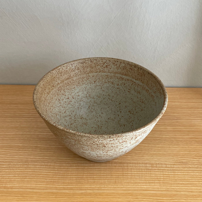 Small dark rust brown bowl