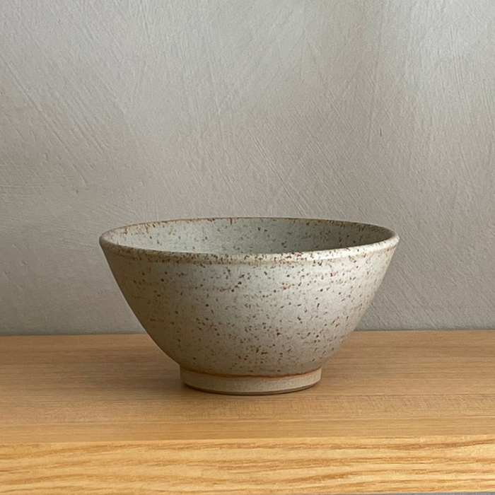 Small dark rust brown bowl