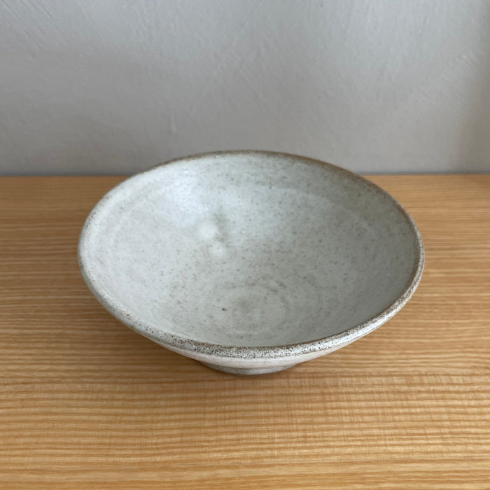 Small dark rust brown bowl