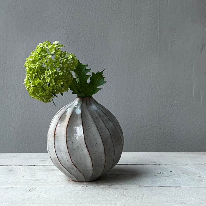 Small fluted vase