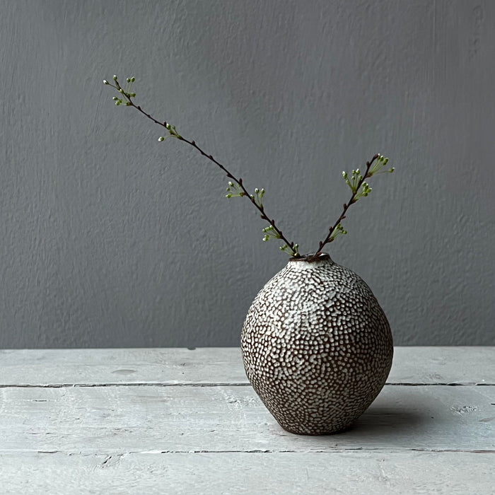 Small polka dot vase