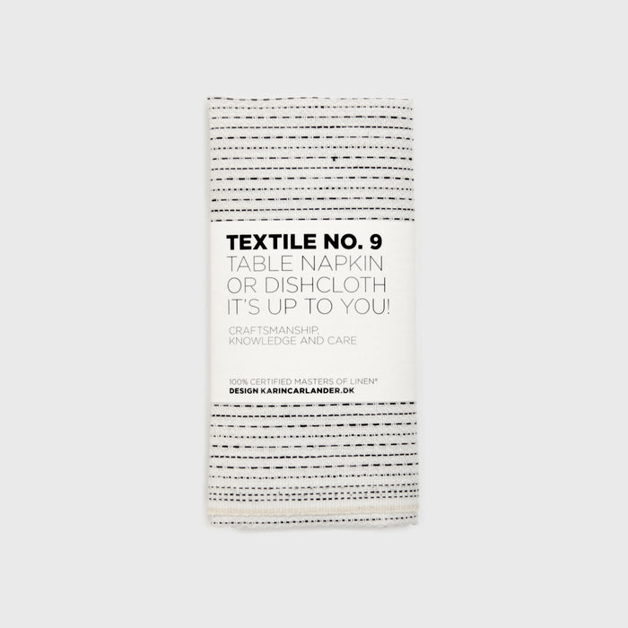 Napkin Textile No 9, White