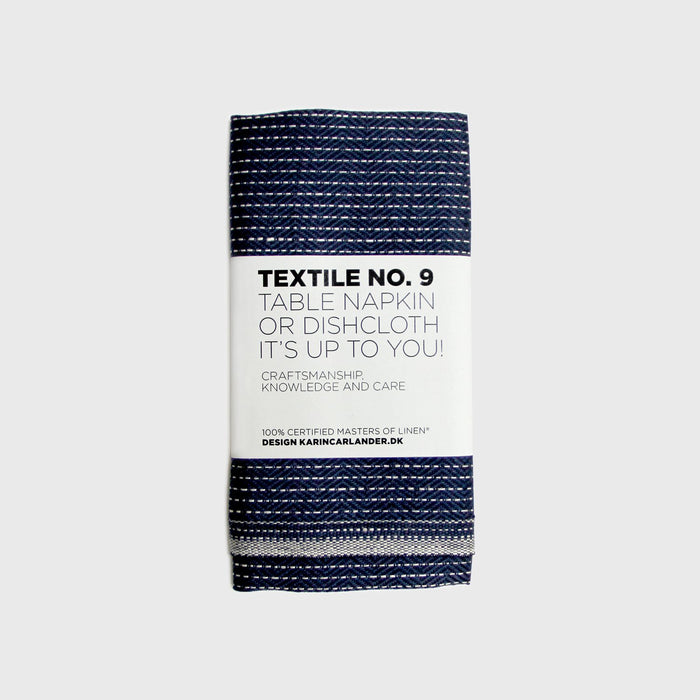 Napkin Textile No 9, Indigo